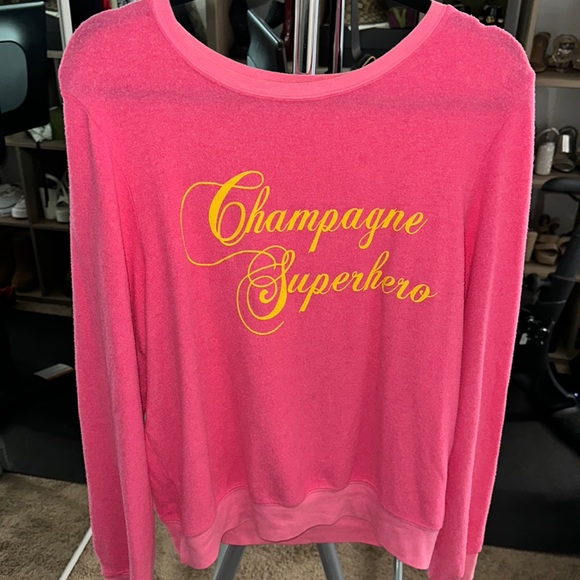 Wildfox “Champagne Superhero” jumper - Picture 1 of 2